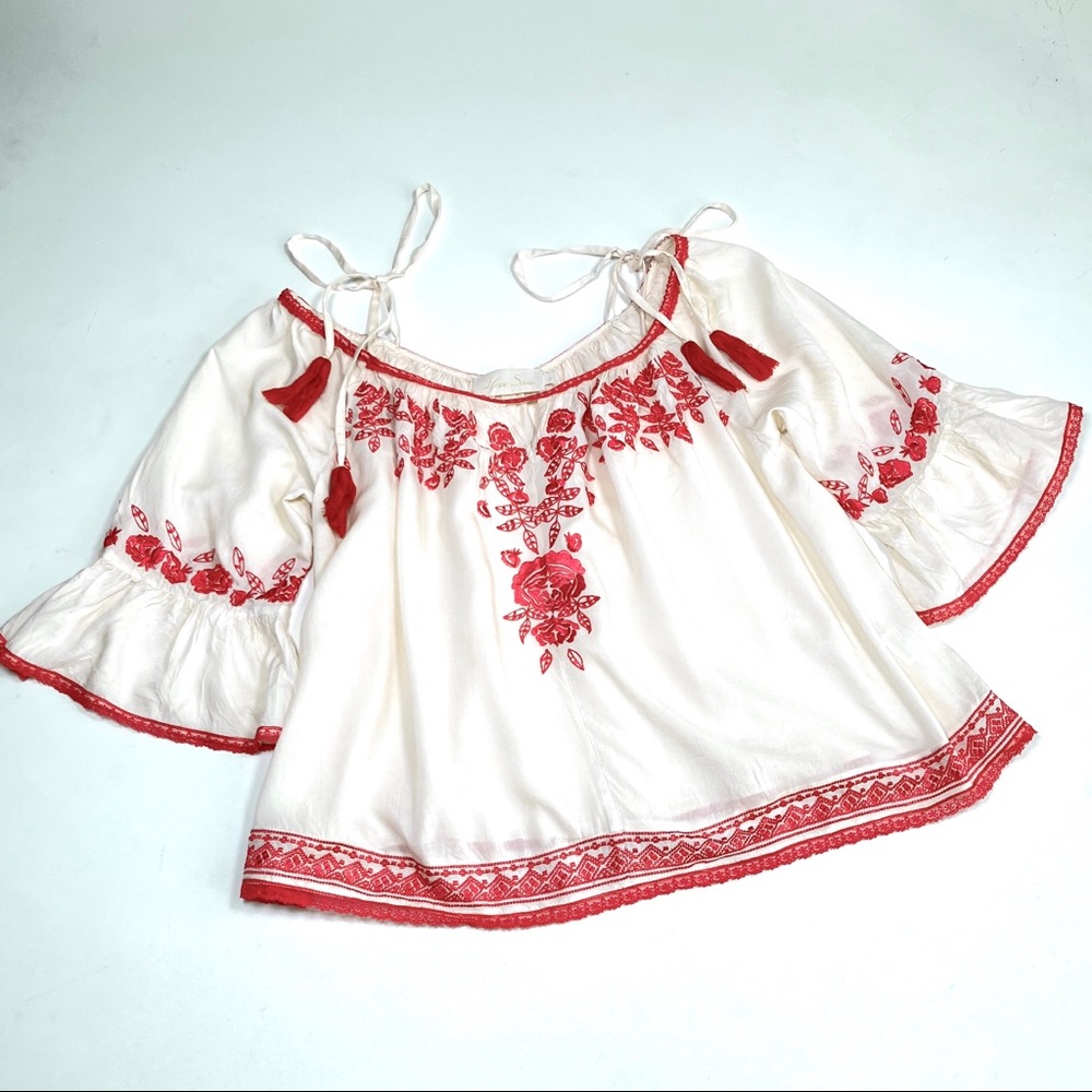 LOVE SAM embroidered top